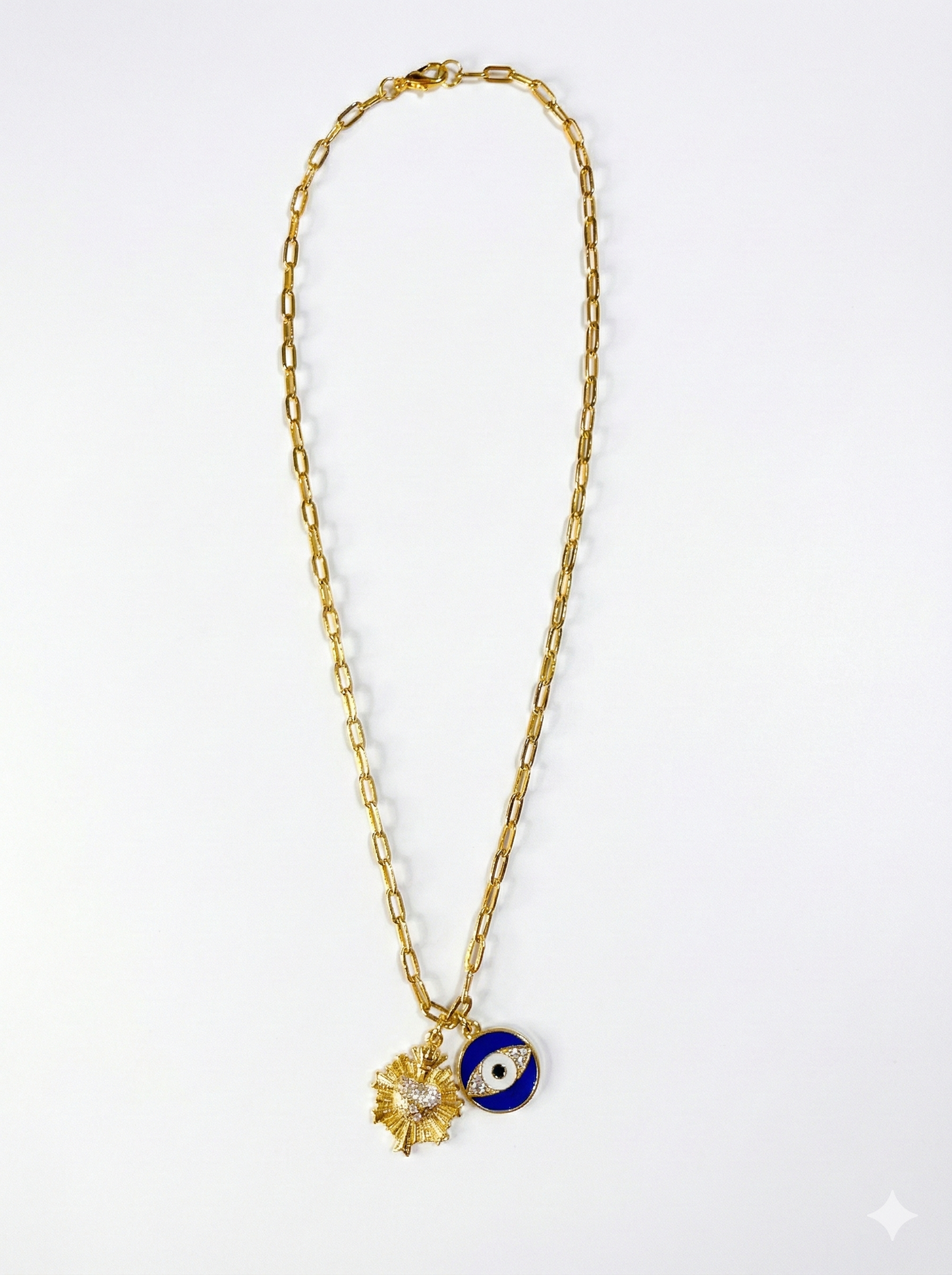 Small Eye Charm Necklace