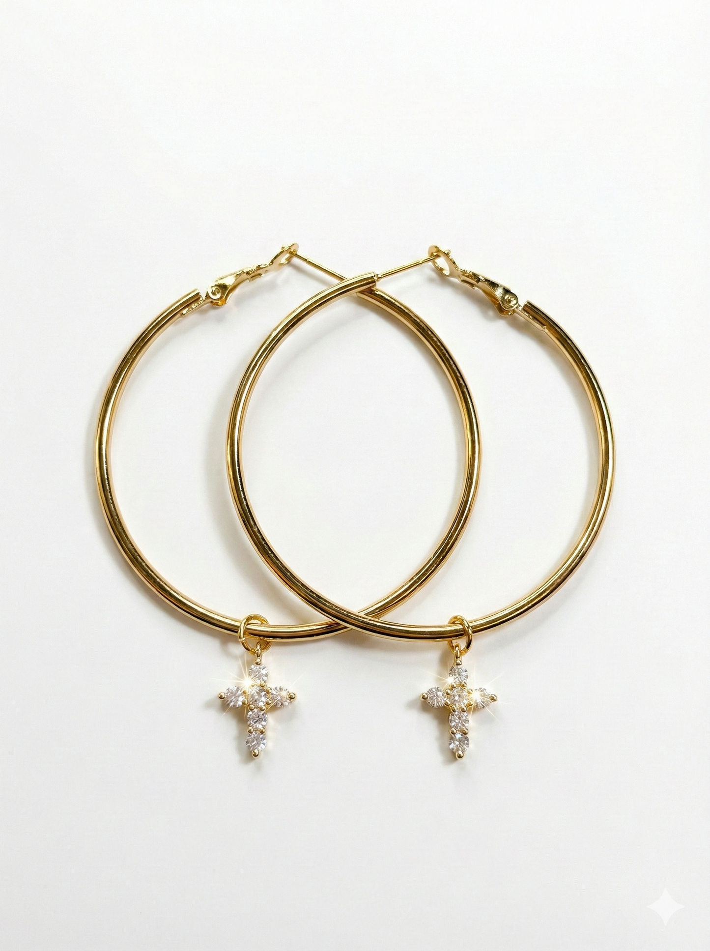 Medium Cross Hoops